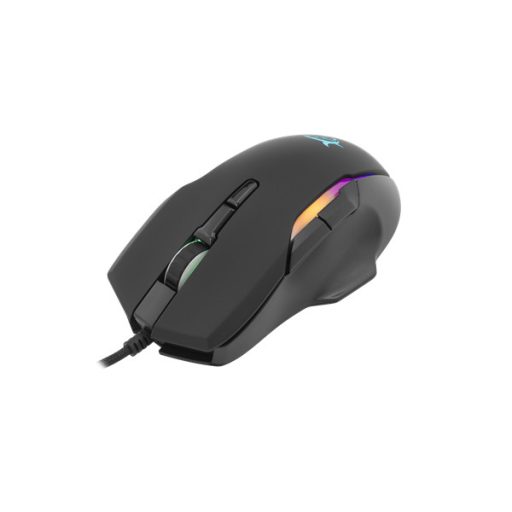 WHITE SHARK MORHOLT (GM-9009) gamer egér, 7D, fekete, 7200 dpi, RGB