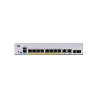   CISCO Switch 8x1000Mbps (POE+) + 2x1000Mbps SFP, Fémházas, Rackes, Menedzselhető - CBS350-8FP-E-2G-EU