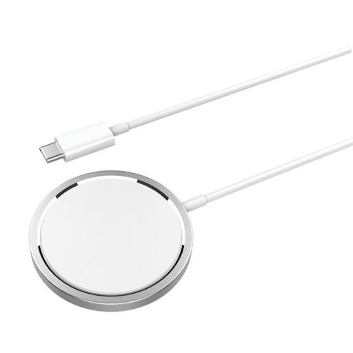 COLORWAY Gyorstöltő, Qi Fast Charger MagSafe Charger 15W for iPhone White (CW-CHW27Q-WT)