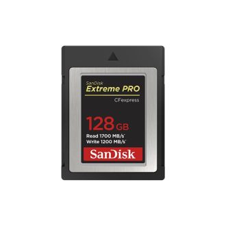   SANDISK 186485, CFEXPRESS EXTREME PRO® KÁRTYA 128GB, Type B, 1700MB/s, 1200MB/s,