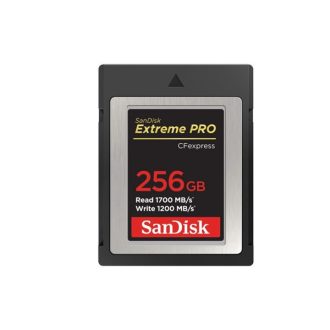   SANDISK 186486, CFEXPRESS EXTREME PRO® KÁRTYA 256GB, Type B, 1700MB/s, 1200MB/s,