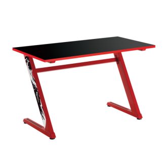 WHITE SHARK ZZ gamer asztal fekete/piros