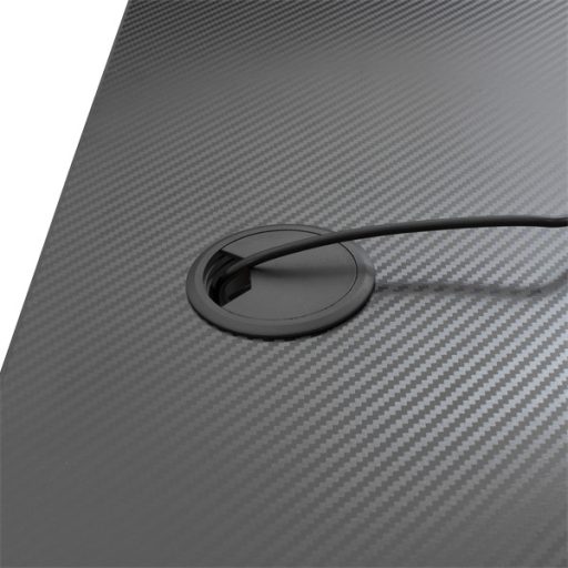 WHITE SHARK FIRE SHADOW RGB gamer asztal fekete/piros