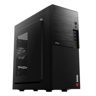   NJOY Ház Midi ATX HELIX Tápegység nélkül, USB2.0+3.0, Fekete