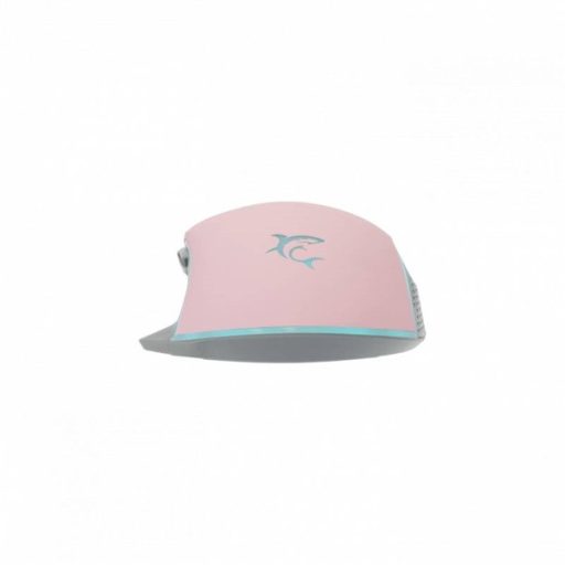 WHITE SHARK GARETH gamer egér, pink