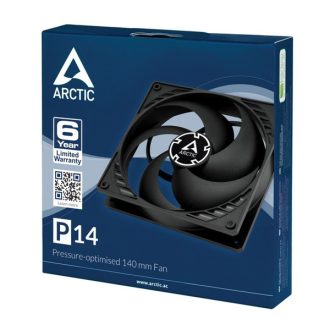 ARCTIC COOLING Rendszerhűtő Ventilátor P14 Fekete, 14cm