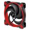 ARCTIC COOLING Rendszerhűtő Ventilátor BioniX P120 Piros, 12cm