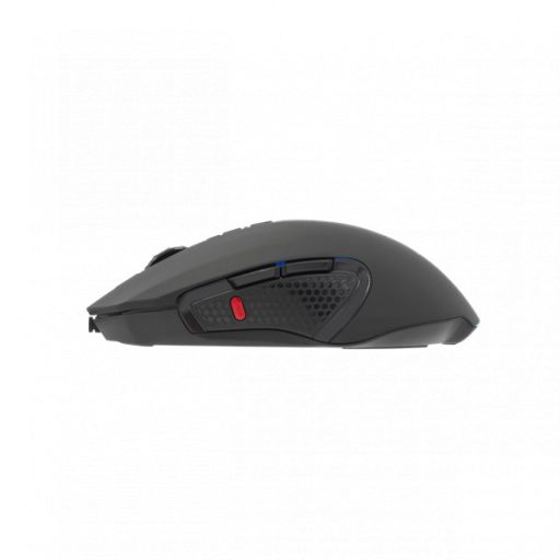 WHITE SHARK GRIFLET (GM-5011) gamer egér, 8D, fekete, 6400 dpi, RGB