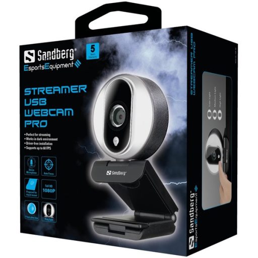 SANDBERG Webkamera, Streamer USB Webcam Pro
