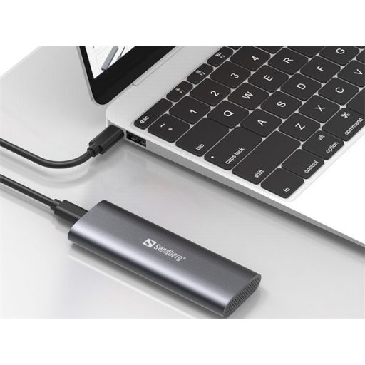 SANDBERG Merevlemez-tartozék, USB 3.2 Case for M.2+NVMe SSD