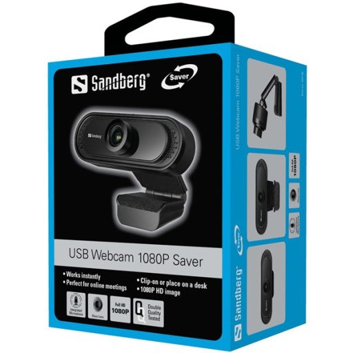 SANDBERG Webkamera, USB Webcam 1080P Saver