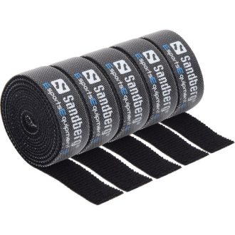   SANDBERG Tépőzáras kábelkötegelő, Cable Velcro Strap 5-pack