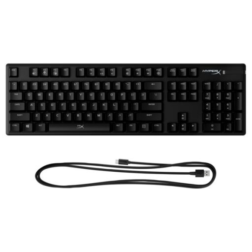 HP HYPERX vezetékes mechanikus gaming billentyűzet Alloy Origins RGB türkiz switch  - amerikai lokalizáció