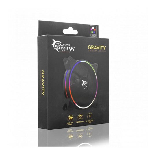 WHITE SHARK GRAVITY Ventilátor 12 cm