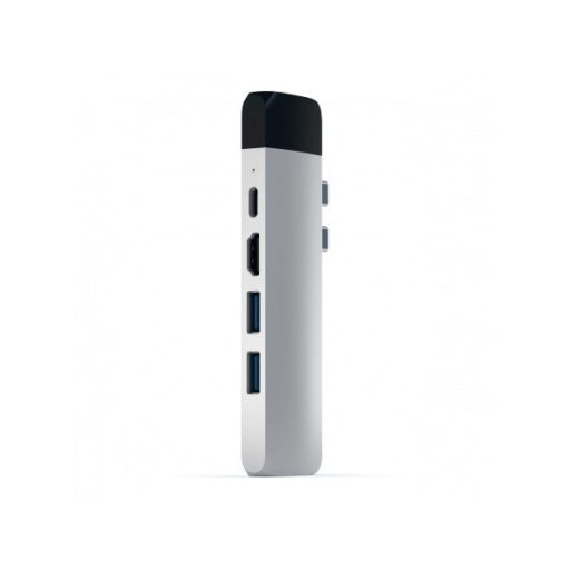 Satechi Aluminium Type-C PRO Hub (HDMI 4K,PassThroughCharging,1x USB3.0,1xSD,Ethernet) - Silver