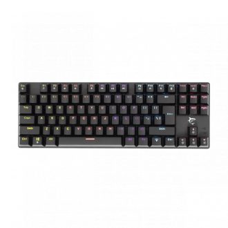   WHITE SHARK COMMANDOS mechanikus (red switch) gamer billentyűzet (angol), fekete