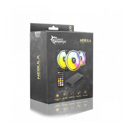 WHITE SHARK Nebula RGB Ventilátor kit