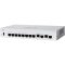CISCO Switch 8x1000Mbps SFP + 2x1000 SFP Kombó, Rackes, Fémházas, Menedzselhető - CBS350-8S-E-2G-EU