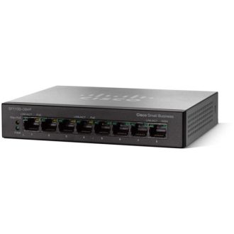   CISCO Switch 8x100Mbps (4xPOE), Asztali, Műanyag házas - SF110D-08HP-EU