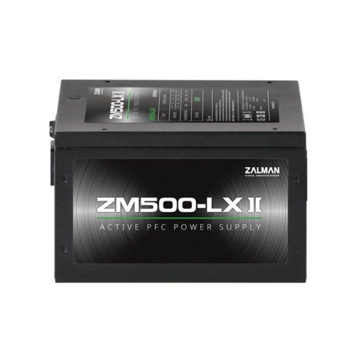 ZALMAN Tápegység 500W, 12cm, Aktív PFC
