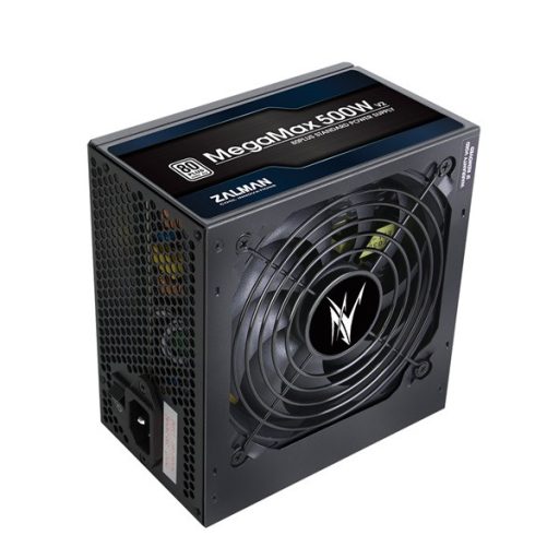 ZALMAN Tápegység 500W, 12cm, 80+, Aktív PFC