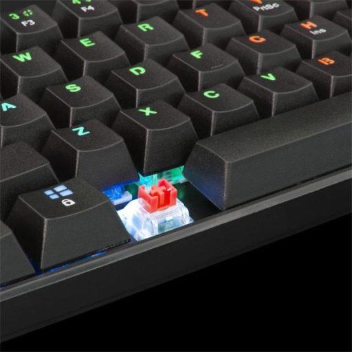WHITE SHARK SHINOBI mechanikus (red switch) gamer billentyűzet, fekete (angol)