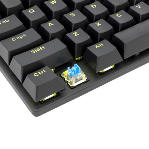 WHITE SHARK COMMANDOS mechanikus (blue switch) gamer billentyűzet (angol), fekete