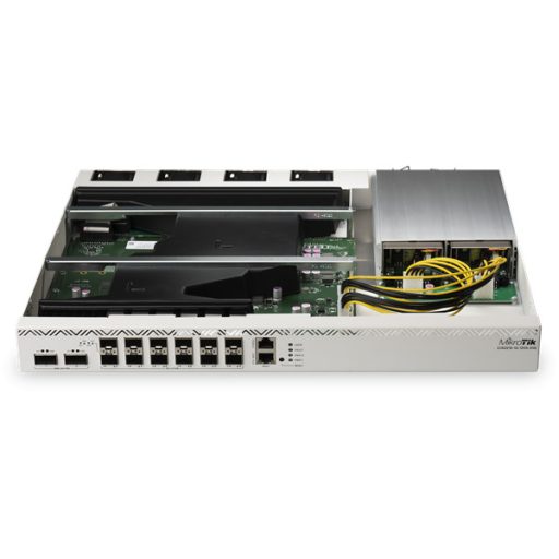 MIKROTIK Vezetékes Cloud Core Router 1x1000Mbps + 12x25Gbit SFP28 + 2x100Gbit QSFP28, Rackes - CCR2216-1G-12XS-2XQ