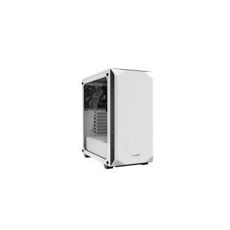   BE QUIET! Ház Midi ATX Pure Base 500 Tápegység nélkül, Fehér Üvegfalú