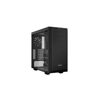  BE QUIET! Ház Midi ATX Pure Base 600 Tápegység nélkül, Fekete Üvegfalú