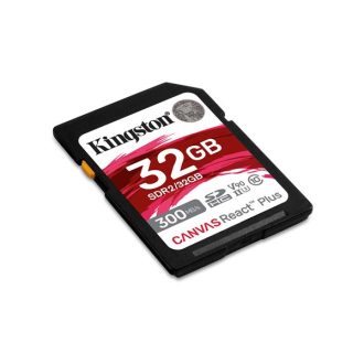   KINGSTON Memóriakártya SDXC 32GB Canvas React Plus UHS-II 300R/260W U3 V90