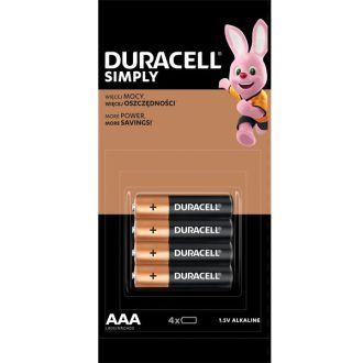 DURACELL AAA alkálielem, 4db HBDC