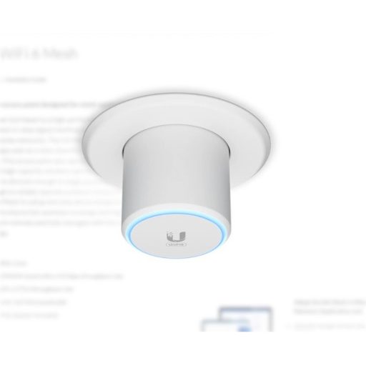 UBiQUiTi Wireless Access Point DualBand 1x1000Mbps, 5,3Gbps, 4x4 MU-MIMO, POE, Falra rögzíthető - U6-MESH