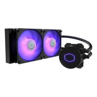   COOLER MASTER CPU hűtő MASTERLIQUID ML240L V2 RGB (vízhűtés) + Kontroller, LGA1700 támogatással fekete