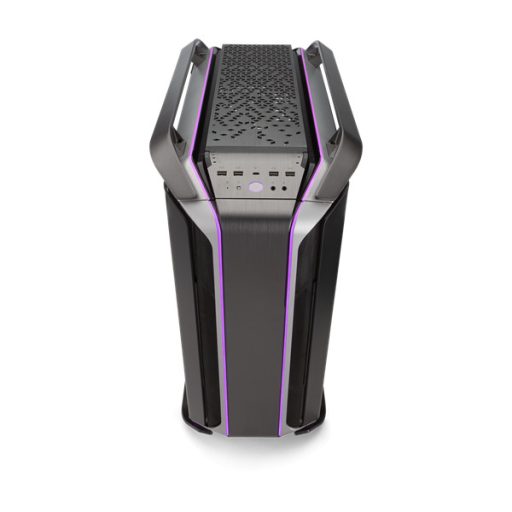 COOLER MASTER Ház ATX Cosmos C700M, 4db Ventilátorral + Riser kábel, Tápegység nélkül, Edzett Üveg, szürke-fekete