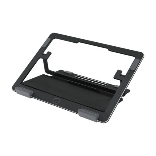 COOLER MASTER Notebook Hűtőpad + állvány ERGOSTAND AIR, Fekete (max 15")