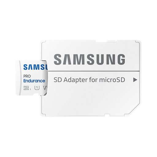 SAMSUNG Memóriakártya, PRO Endurance microSD kártya 32GB, CLASS 10, UHS-I (SDR104), + SD Adapter, R100/W30