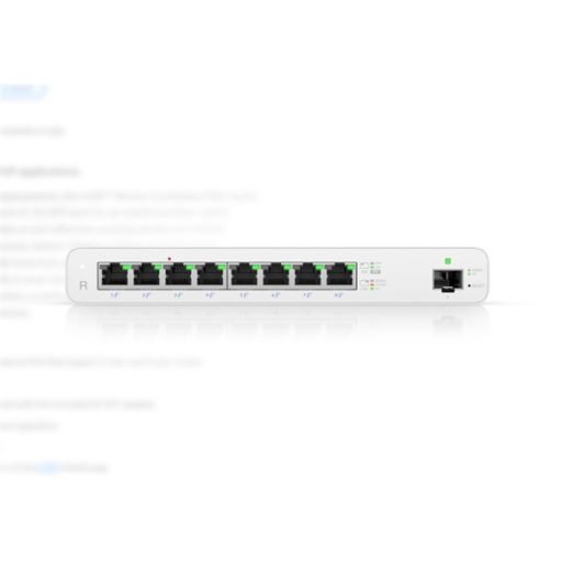 UBiQUiTi UISP Router 8x1000Mbps (POE 2 pár vagy 4 pár) + 1x1000Mbps SFP, Menedzselhető, Asztali - UISP-R