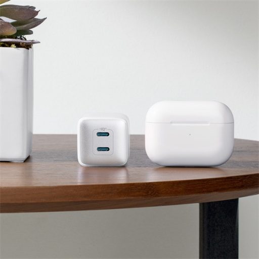 ANKER Hálózati Töltő 2xUSB-C 40W, fehér - A2038G21