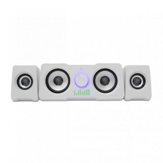 WHITE SHARK MOOD Hangszóró, 2.2, 16W, LED, fehér