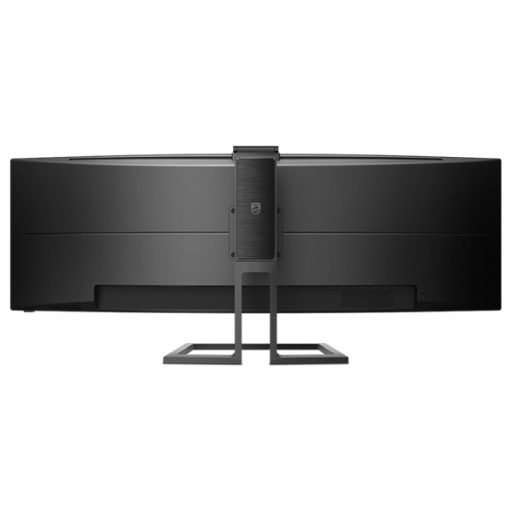 PHILIPS Ívelt monitor 48.8" 499P9H, 5120x1440, 32:9, 450cd/m2, 5ms, USB-C(+dokkoló)/3xUS/LAN/DP/2xHDMI, hangszóró/webkam