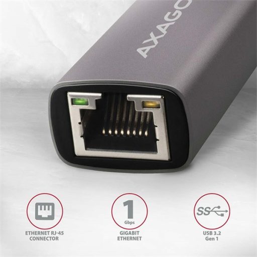 AXAGON ADE-TRC SUPERSPEED USB-C GIGABIT ETHERNET (Kompakt USB-C 3.2 Gen1 Gigabit Ethernet 10/100/1000 Mbit adapter)