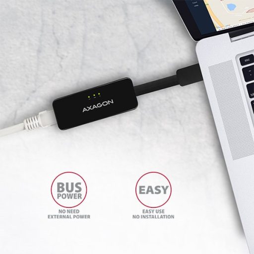 AXAGON ADE-XR USB 2.0 FAST ETHERNET (USB 2.0 Ethernet 10/100 adapter automatikus telepítéshez)