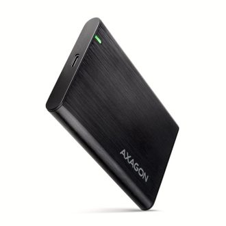   AXAGON EE25-A6C USB-C csavar nélküli külső ház 2, 5" HDD/SSD, fekete