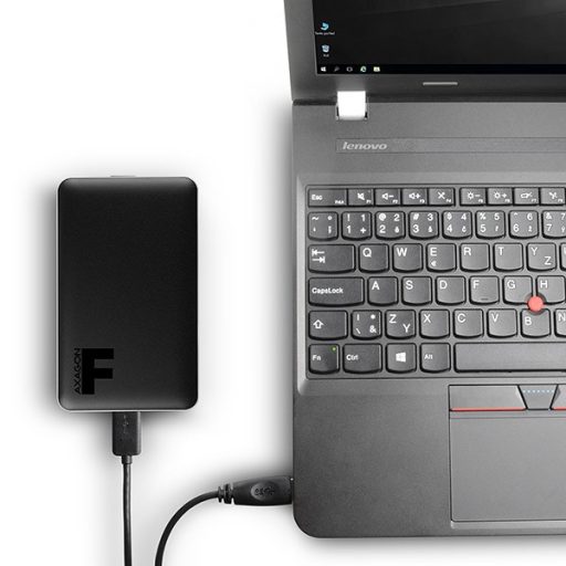 AXAGON EE25-F6B Külső merevlemez ház, USB 3.0, 2.5" SATA HDD/SSD, Fekete