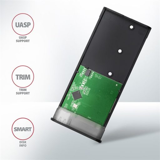 AXAGON EEM2-SBC SuperSpeed+ USB-C - M. 2 SATA SSD külső ház