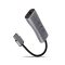 AXAGON HMA-GL3AP 3 portos USB 3.2 HUB LAN csatlakozóval, ezüst