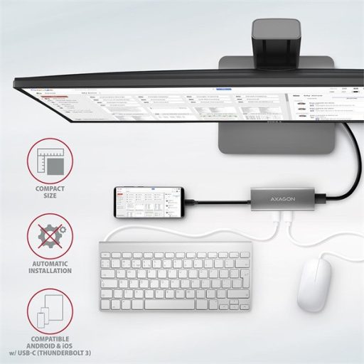 AXAGON HMC-5G2 SuperSpeed USB-C 10 Gbps HUB