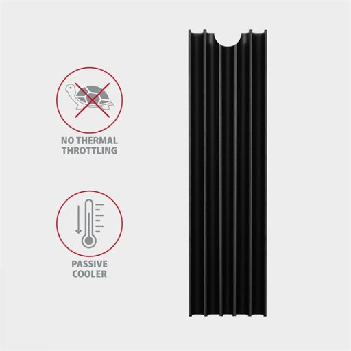 AXAGON CLR-M2L10 passzív M. 2 SSD hűtőborda, fekete