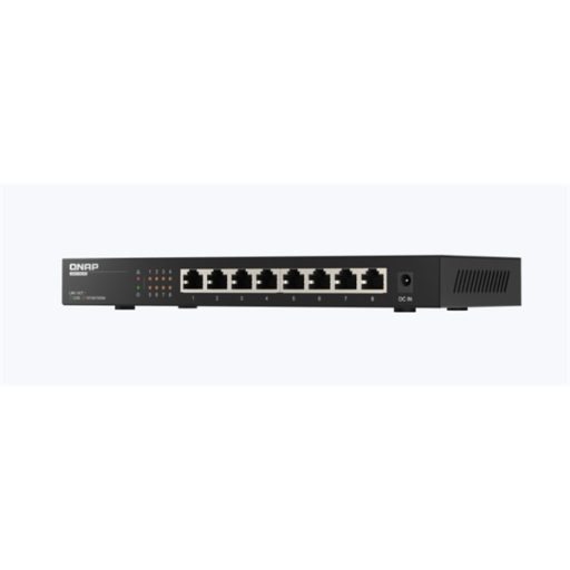 QNAP Switch 8x2500Mbps, Nem Menedzselhető, Asztali - QSW-1108-8T